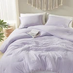 Codi Lavender Purple Boho Twin Comforter Set Girls, Aesthetic Pom Fringe .... Fixed Price $49.37.