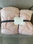 Pottery Barn Emily & Meritt Parisian Petticoat Quilt Twin Blush Nwt Free Ship. Fixed Price $125.99.