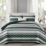 Quilts Queen Size Boho Green Bedspreads Bedding Set, 3 Pieces Summer. Fixed Price $37.99.