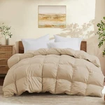 Joysoul Feather Down Fiber Comforter Queen Size - All Season Ultra Soft Goose.... Fixed Price $72.77.