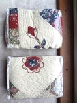 Hand Crafted Victorian Treasure Quilted Cotton Standard Shams (set Of 2). Fixed Price $35.00.
