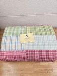 Pottery Barn Kids Laguna Plaid Patchwork Quilt Sz Full/queen Nos Flaw(spot). Fixed Price $69.90.