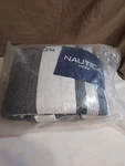 Nautica Ardmoore Quilt & Sham Bedding Set Gray Striped Twin Size Washable Cotton. Fixed Price $49.99.