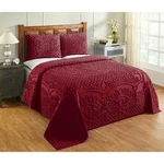 Better Trends Chenille Bedspreads Twin Size, Deep Red 100% Cotton Me.... Fixed Price $156.47.