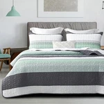 Durlengen Striped Quilt Set California King Size 3PCS, Bohemian Design With W.... Fixed Price $99.98.