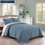 Quilt Set King/california (94"X110"), Geometric-ash Blue. Fixed Price $51.79.