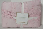 Pottery Barn Teen Macaron Ruffle Quilt, Twin/twin Xl 68" 86" Pink Nwt. Fixed Price $129.95.