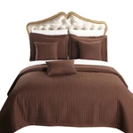 Luxury Checkered Quilted Wrinkle-free 4-6 Piece Coverlet Sets. Fixed Price $129.99.