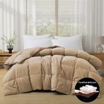 Oversized Down Feather Comforter Moisture-wicking Cozy, Queen Blanket. Fixed Price $72.99.
