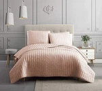 Riverbrook Home Moonstone 3-PIECE Coverlet Quilt Set, King Size Blush Pink New. Fixed Price $49.99.