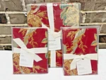 Pottery Barn Estelle Duvet Cover + Shams 3PC Set King Red French Country New. Fixed Price $257.77.