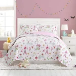 Urban Playground Pretty Paris 2-PIECE Quilt Set Twin Pink. Fixed Price $45.27.