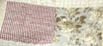 Martha Stewart Patchwork Plaid King Quilt 100% Cotton Burgundy Cream Beige.. Fixed Price $59.25.