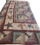 Rustic Camp Lodge Crazy Quilt Magic 92 X 85" Cabin Rl Style Patchwork Vtg. Fixed Price $129.90.