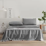 Everly Linen Twin Sheets Set, 100% Stonewashed French Bed Deep P.... Fixed Price $160.81.