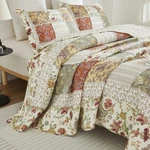 Queen Size Set Cotton Farmhouse Patchwork American Country Quilted. Fixed Price $144.30.