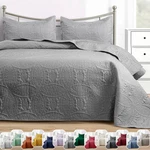 3PC Quilt Bedspread Set Bedding Coverlet Bedroom Floral Queen King Size. Fixed Price $22.99.