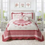 Modern Heirloom Caroline Embroidered Quilted Bedspread - Lightweight Breathable. Fixed Price $143.64.