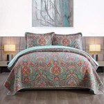 Newlake Cotton Bedspread Quilt Sets-reversible King, European Gorgeous Floral. Fixed Price $82.87.