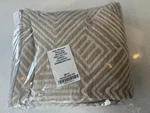 Pottery Barn Sweet July Geo Cotton Coverlet Caramel Beige Full Queen Rare. Fixed Price $159.20.