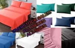 Superb Bed Sheet Set, Fitted, Flat, Pillowcases - Breathable & Soft, Deep Pocket. Fixed Price $12.50.