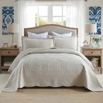 3PCS Cotton Oversized Bedspread Set Coverlet Lightweight Quilt. Fixed Price $85.99.