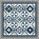 Quilt Kit - Blissful 93" X Floral Block Queen Size. Fixed Price $259.00.