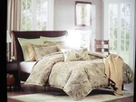 Hampton Hill Sugar Plum 6 Piece Duvet Style Comforter Set Neutral Embroidered. Fixed Price $249.99.