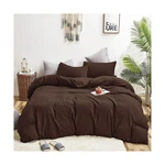 Wellboo Brown Sets Queen Solid Mocha Coffee Bedding Cott.... Fixed Price $108.67.