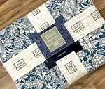 William Morris Sunflower Navy King Quilt Blue Coverlet Botanical Vines Floral. Fixed Price $149.95.