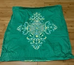Amy Butler For Welspun Euro Shams Set Of Two Organic Cotton Floral Embroidered. Fixed Price $29.99.