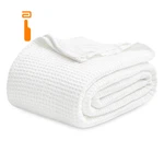 Bedsure Gentlesoft 100% Cotton Blanket Queen Size (90" X 90"), 01 White. Fixed Price $82.98.