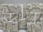 Pottery Barn Deepika Padukone Ikat Full Queen Quilt W/ 2 Std Shams Natural Z1193. Fixed Price $358.39.