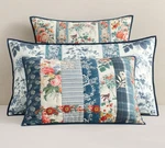 New Pottery Barn Bridgette Vintage Floral Reversible Quilted Sham. Fixed Price $29.88.