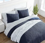 Nautica Point Harbor 2-PCS Blue Microfiber King Comforter Set Nwt. Fixed Price $87.45.
