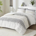 Hyde Lane Farmhouse Bedding Comforter Sets King, Ivory Boho Set,cotton To.... Fixed Price $115.90.