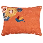 Barefoot Bungalow Topanga Pillow Sham, Standard, Orange. Fixed Price $35.74.