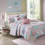 Reversible Cotton Quilt Set - Vibrant Fun, Playful Print, All Season Children.... Fixed Price $102.16.
