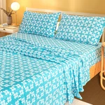 Marquess Printed Flannel Sheets Queen Size Microfiber Brushed Bed Linen. Fixed Price $58.48.