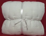 Pottery Barn Everyday Linen Comfort Quilt, F/q 92"W X 88"L White New. Fixed Price $199.95.