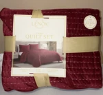 Lenox Holiday 3 Piece Quilt Set Full/queen - Red. Fixed Price $49.50.