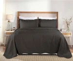 Aspen Cotton Blend Jacquard Woven Floral Oversized Bedspread & Pillow Sham Set. Fixed Price $105.00.
