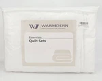 Warmdern Essentials Bamboo Quilt Set Lightweight White King Size. Fixed Price $64.95.