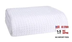 Belizzi Home 100% Cotton Bed Blanket, Breathable King (102 X 90 In) White. Fixed Price $49.66.