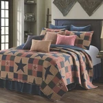 Virah Bella - Mountain Cabin Blue Lightweight Quilt Set With 2 Pillow Shams. Fixed Price $79.95.