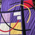 Vintage Retro Quilt Fitted Bedspread Queen Memphis Abstract 90S Geometric. Fixed Price $149.00.