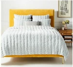 Nwt Anthropologie Velvet Ellery Burnout Queen Quilt In Icy Blue. Fixed Price $219.99.
