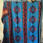 Mission Del Rey Blanket Native Southwest Queen Reversible Nwot Wool 86X92. Fixed Price $75.00.
