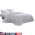 Chenille Cotton Bedspread Lightweight Elegant Bedding Machine Washable Home. Fixed Price $74.25.