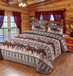 Home Horse Valley Herd Southwestern Native Quilt Bedding Set - Size: Queen.... Fixed Price $109.17.